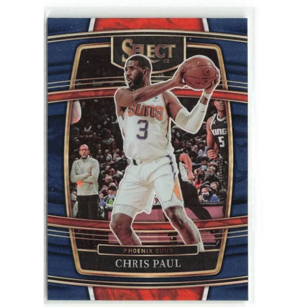 2021-22 Panini Select Chris Paul Blue Prizm #51 Phoenix Suns
